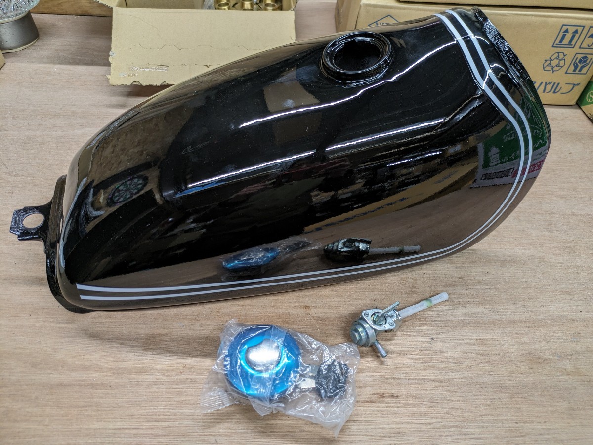 DT-1 DT1タイプ ガソリンタンク 燃料 フューエルタンク ブラック 社外