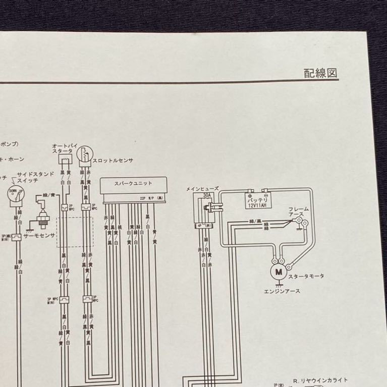 送料込み PS250 PS250/4(BA-MF09) サービスマニュアル/MF09-1000001