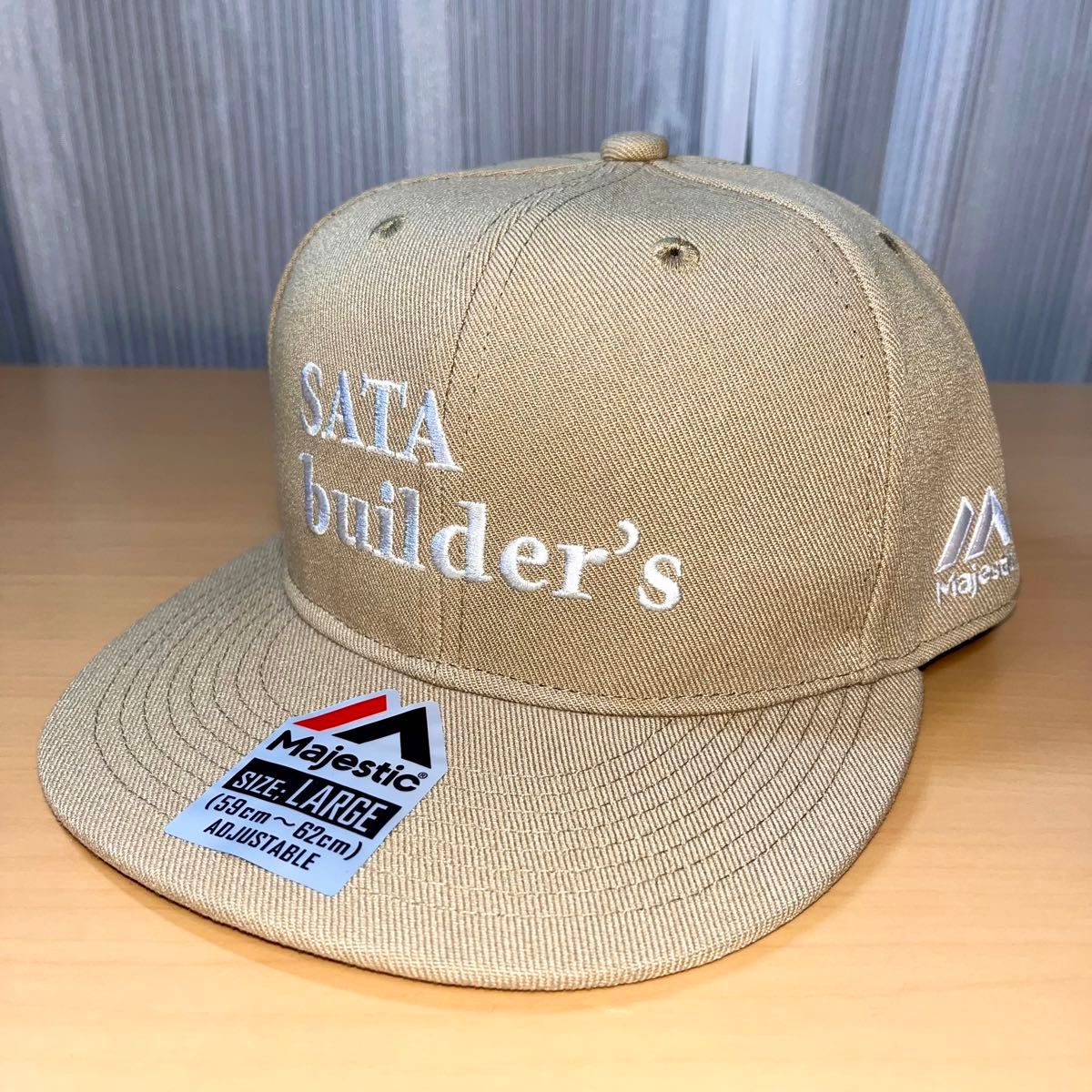 佐田ビルダーズ キャップ ベージュ CAP バッドボーイズ SATAbuilder's