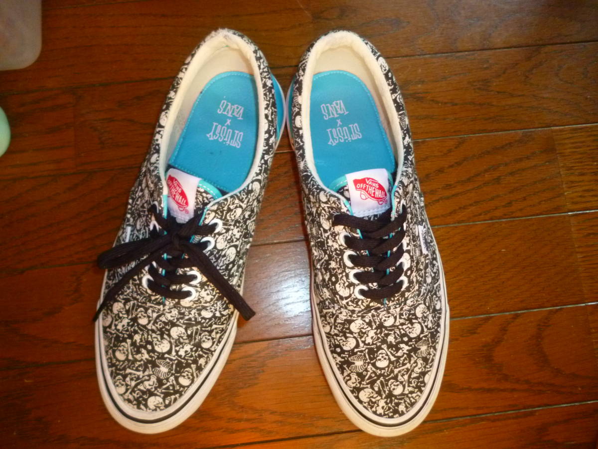 即決・送料込 STUSSY X VANS ステューシーxバンズ 難あり・コラボ