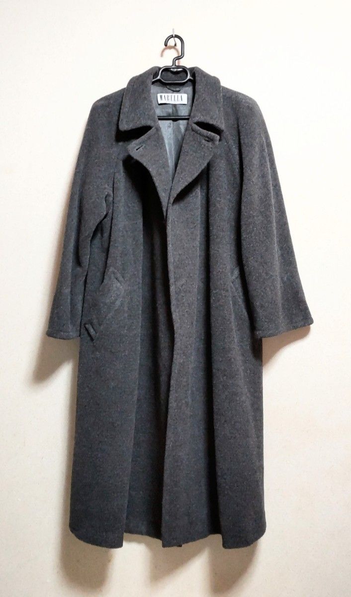 美品 MARELLA マレーラ アルパカ ウール ロングコート（Max Mara