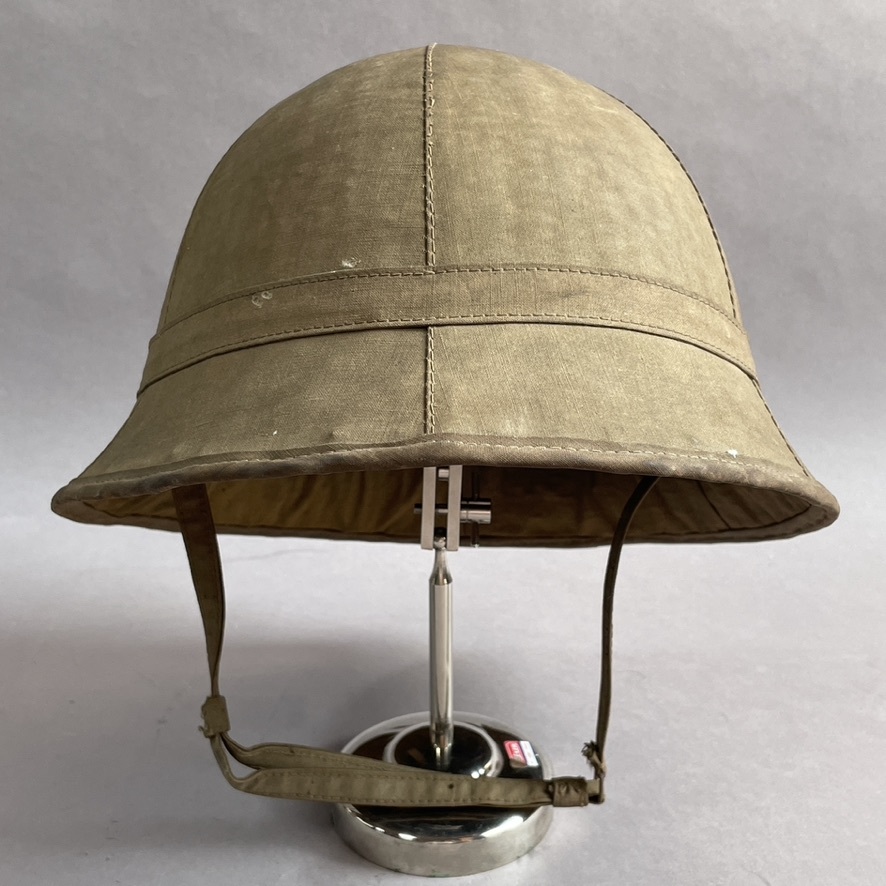 Yahoo!オークション - MS717 旧日本軍 布製 帽子 ヘルメット 当時物 (