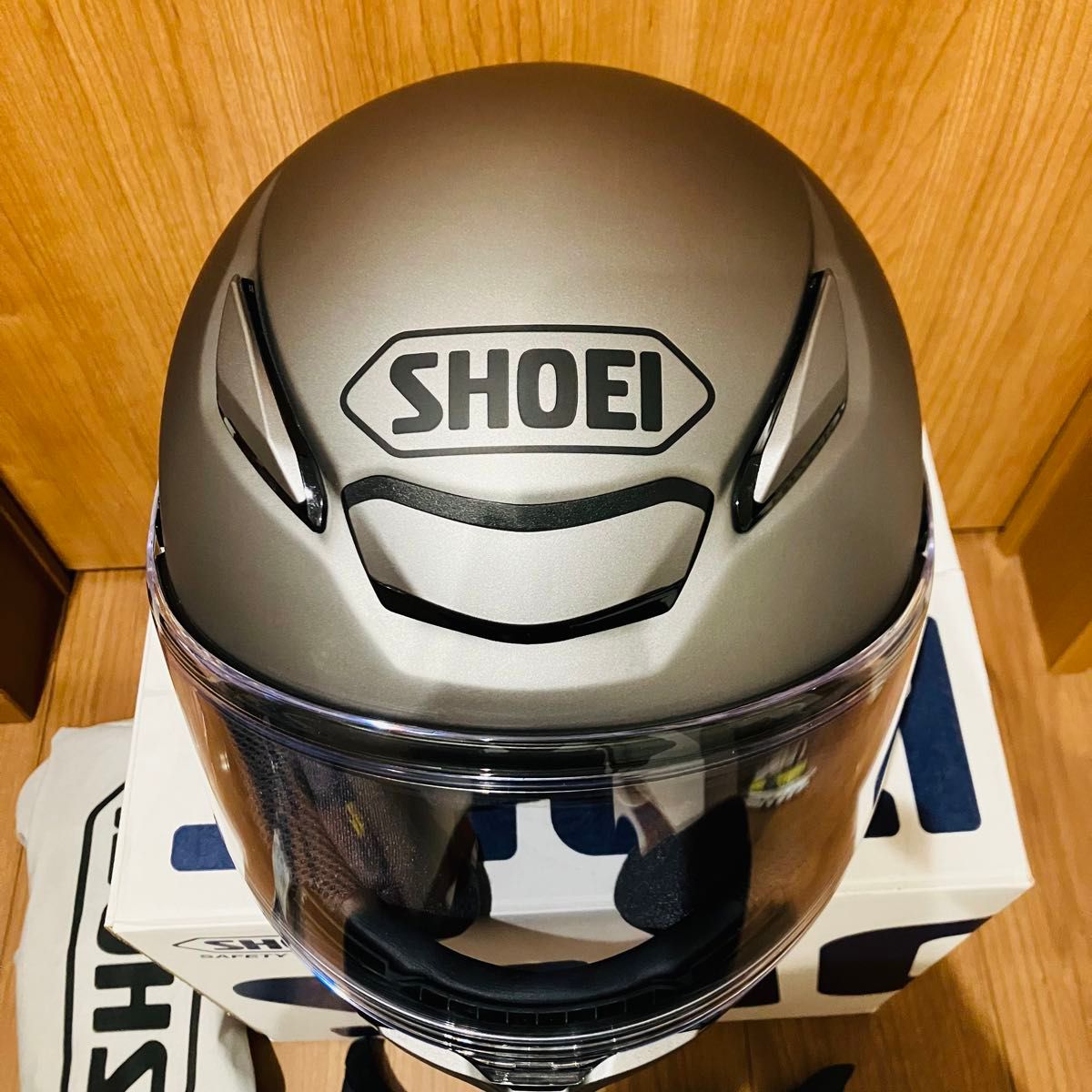 美品 SHOEI Z-8 マットディープグレー XL 新品未使用ダークスモーク