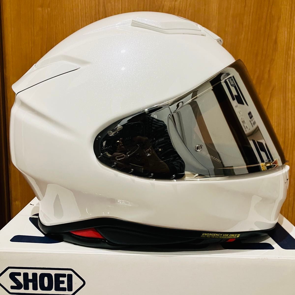 美品 SHOEI Z-8 ルミナスホワイト Lサイズ 新品クリアシールド