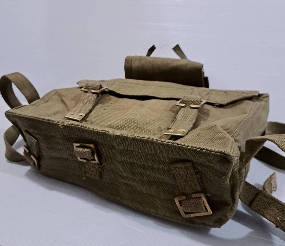 デッドストック 1940年代 イギリス軍 WW2 キャンバス生地 ショルダー