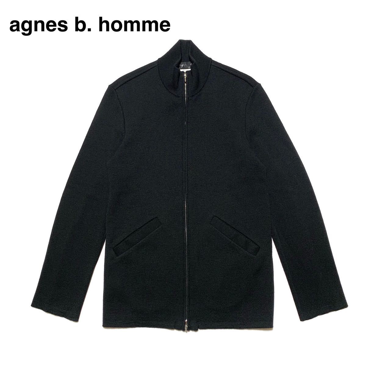 良品 アニエスベーオム agnes b homme ウール ドライバーズ ニット