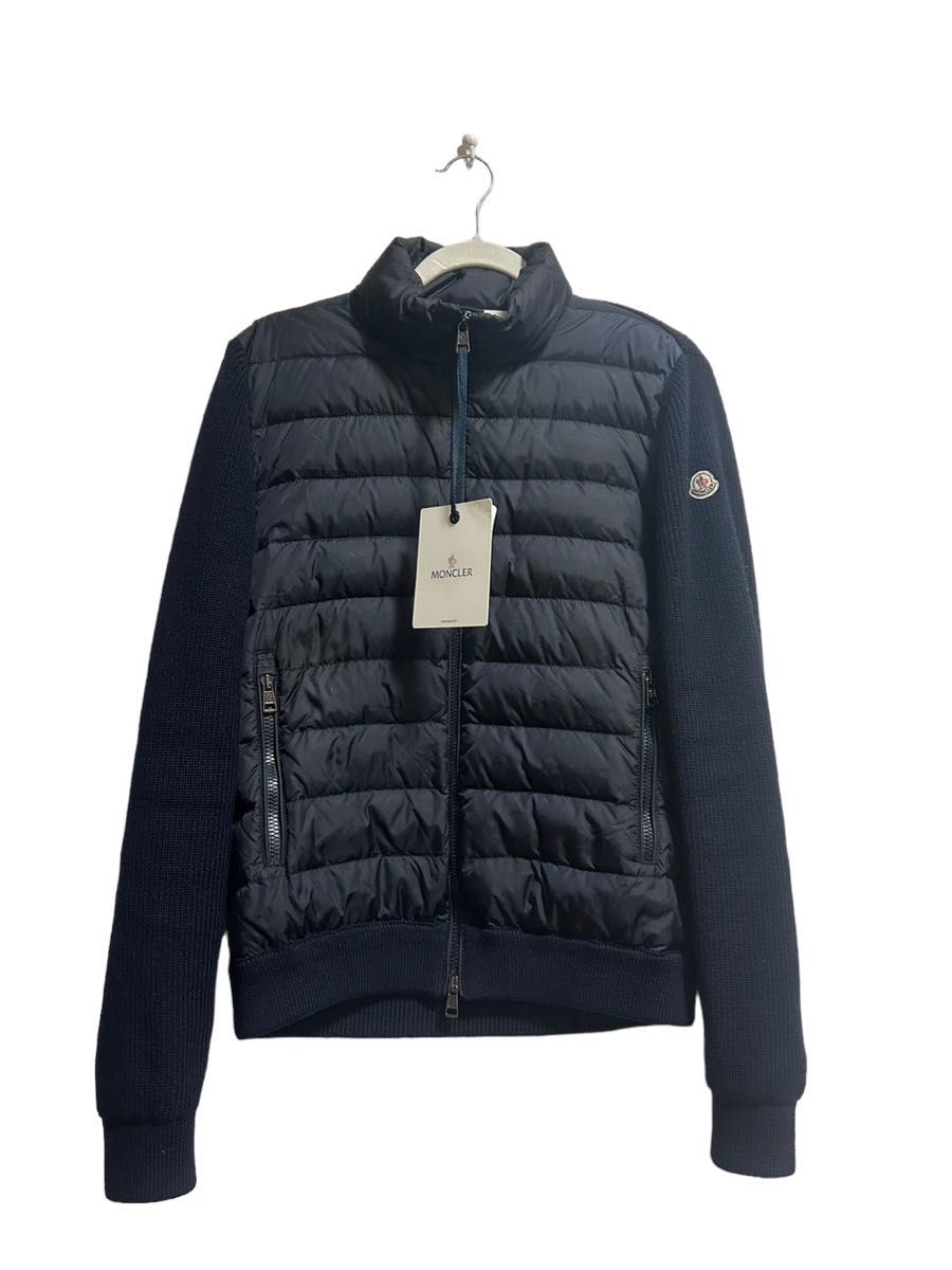 MONCLER モンクレール ハイブリッドダウンニットカーディガン M