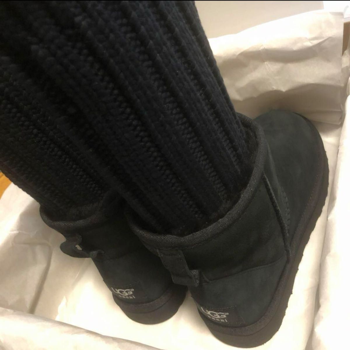 UGG sacai サカイ ニット クラシック ショートII 24cm｜Yahoo!フリマ
