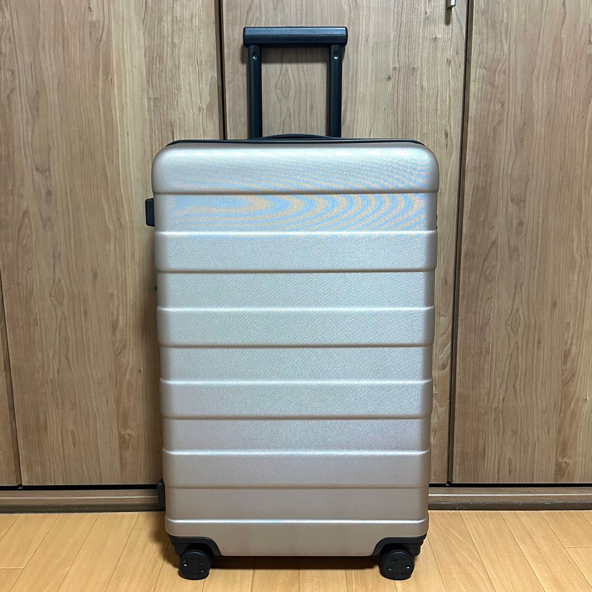 美品】 無印良品 キャリーケース スーツケース 62L ベージュ TSAロック