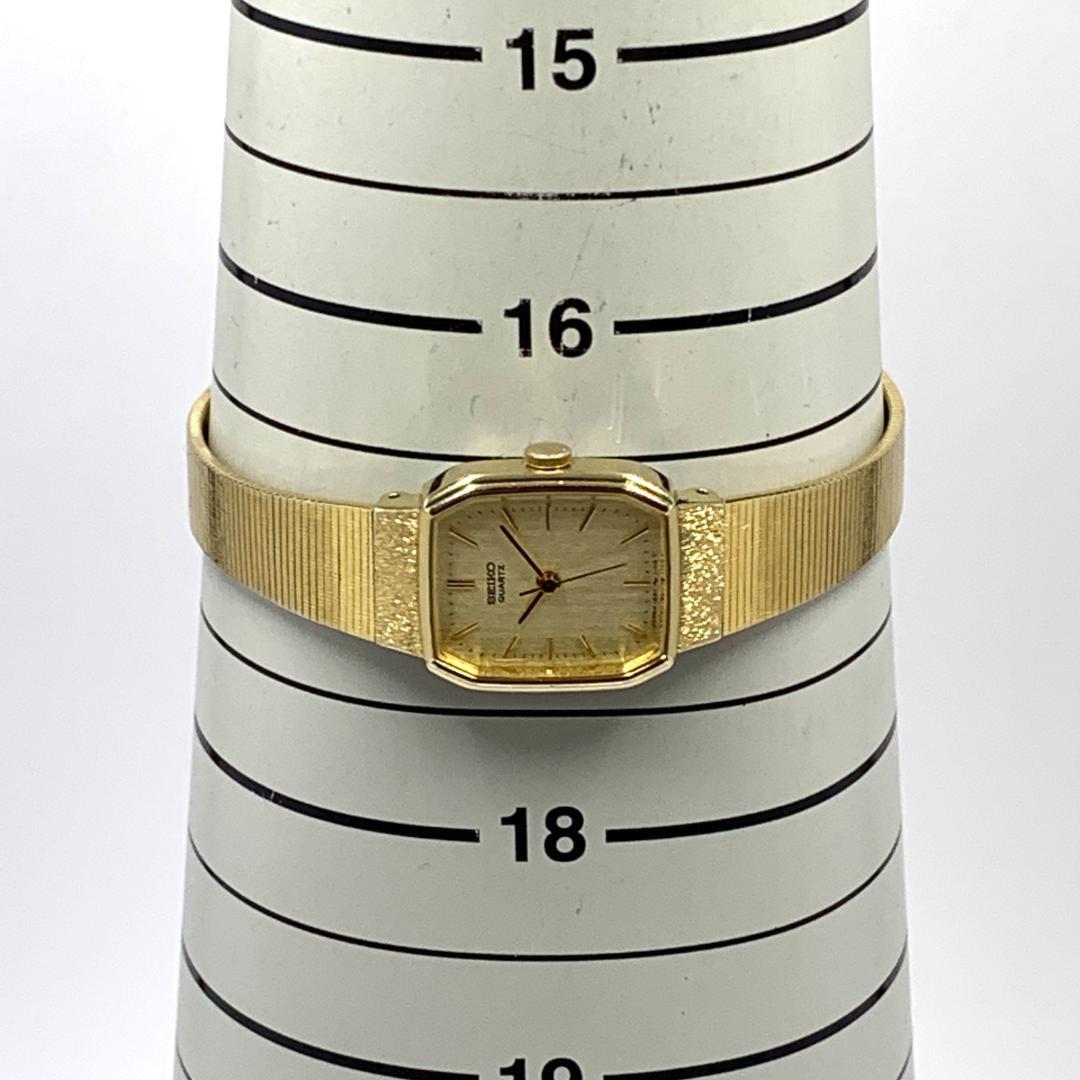 237 SEIKO セイコー レディース 腕時計 ゴールド クオーツ式 新品電池