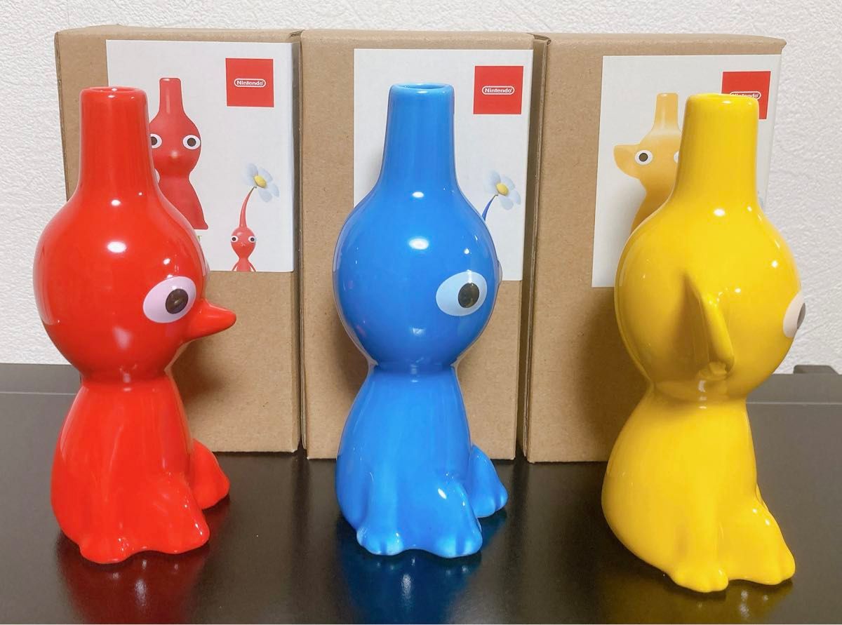 ピクミン 一輪挿し 赤ピクミン 青ピクミン 黄ピクミン 3種類セット