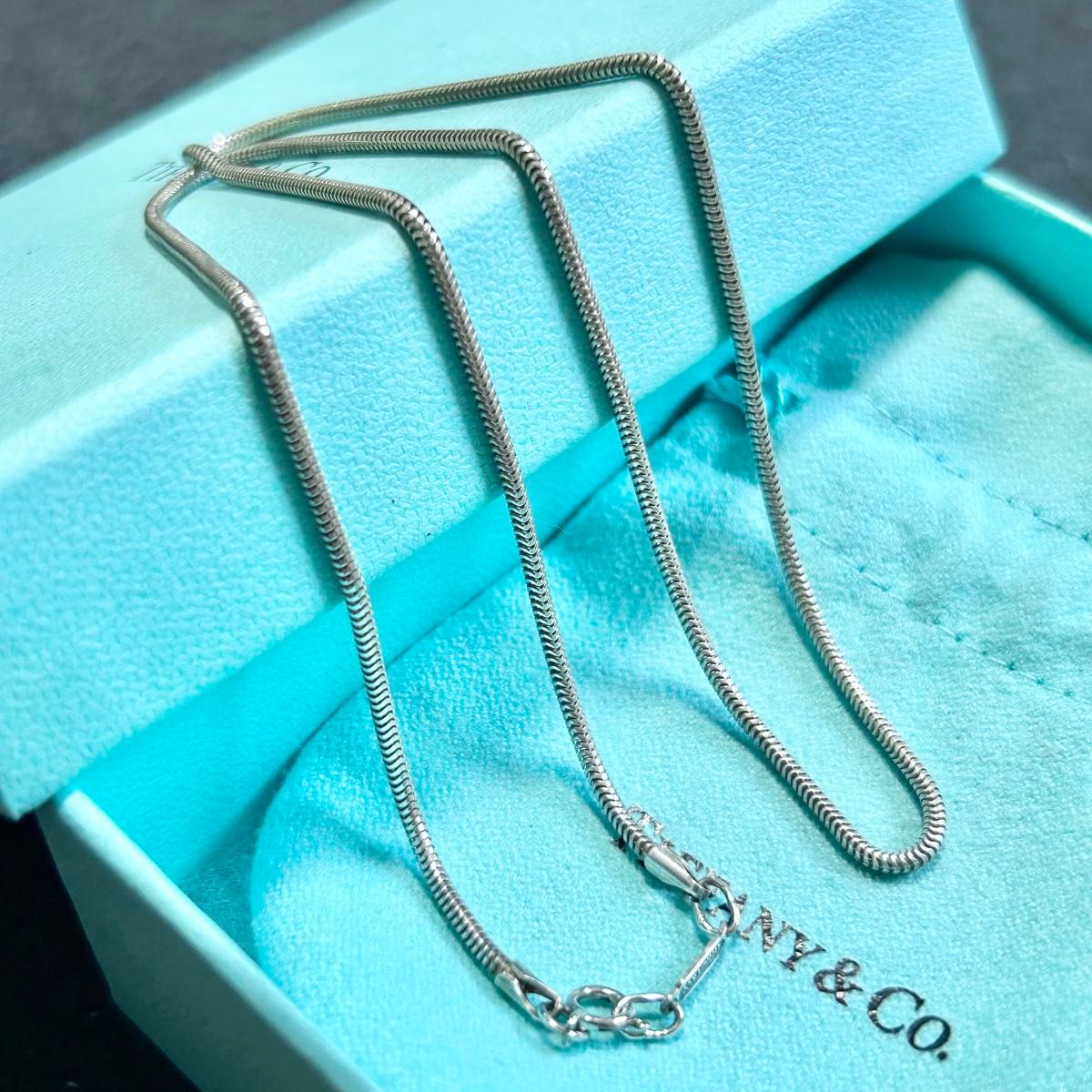 ティファニー スネーク チェーン ネックレス 45cm ペンダント Tiffany