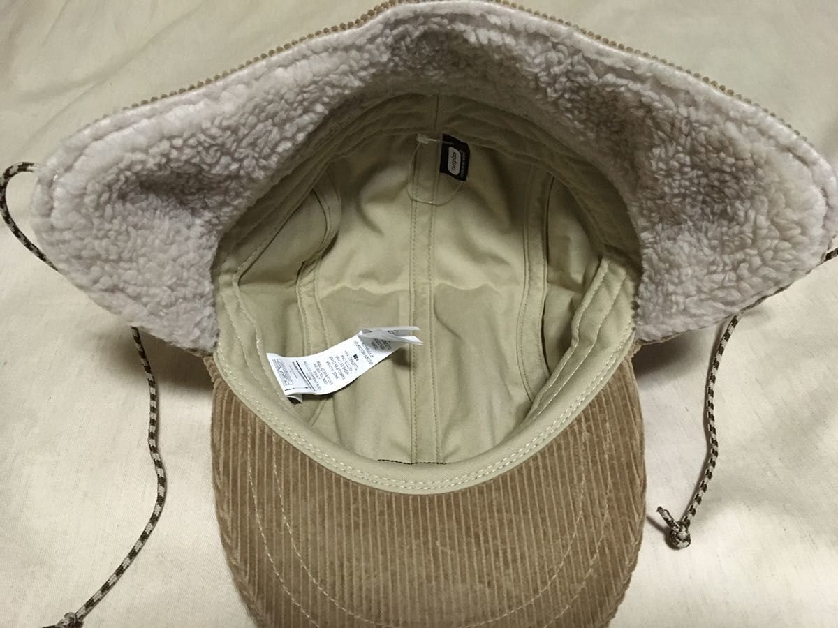 新品 patagonia コーデュロイイヤーフラップキャップ L ハット