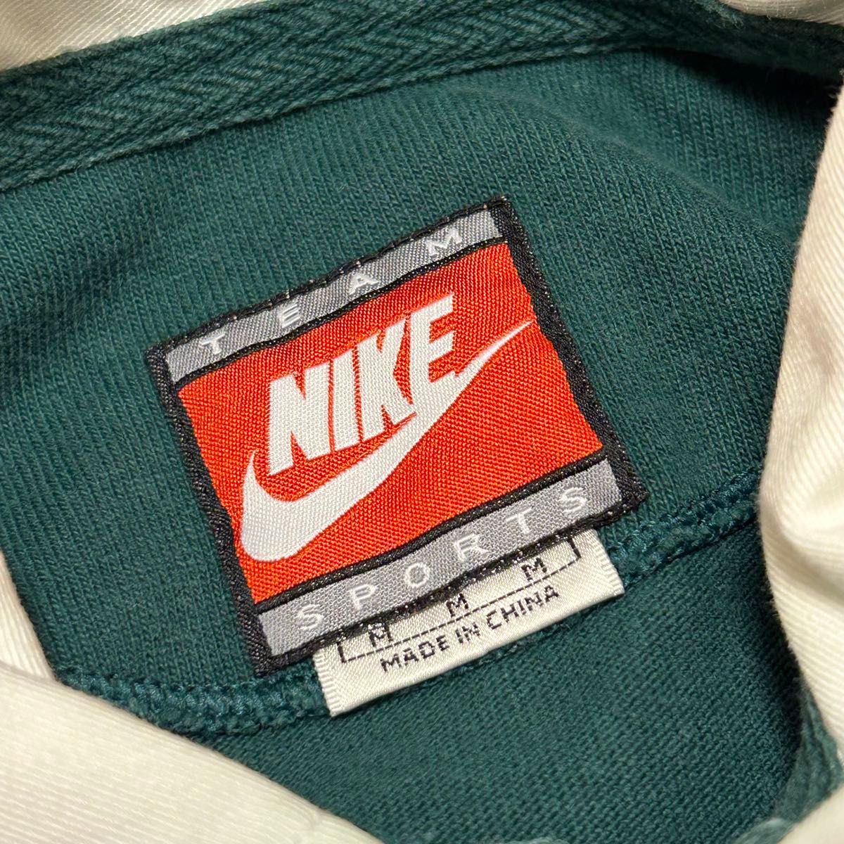 90s NIKE ナイキ ラガーシャツ 長袖 ポロシャツ アメカジ ヴィンテージ