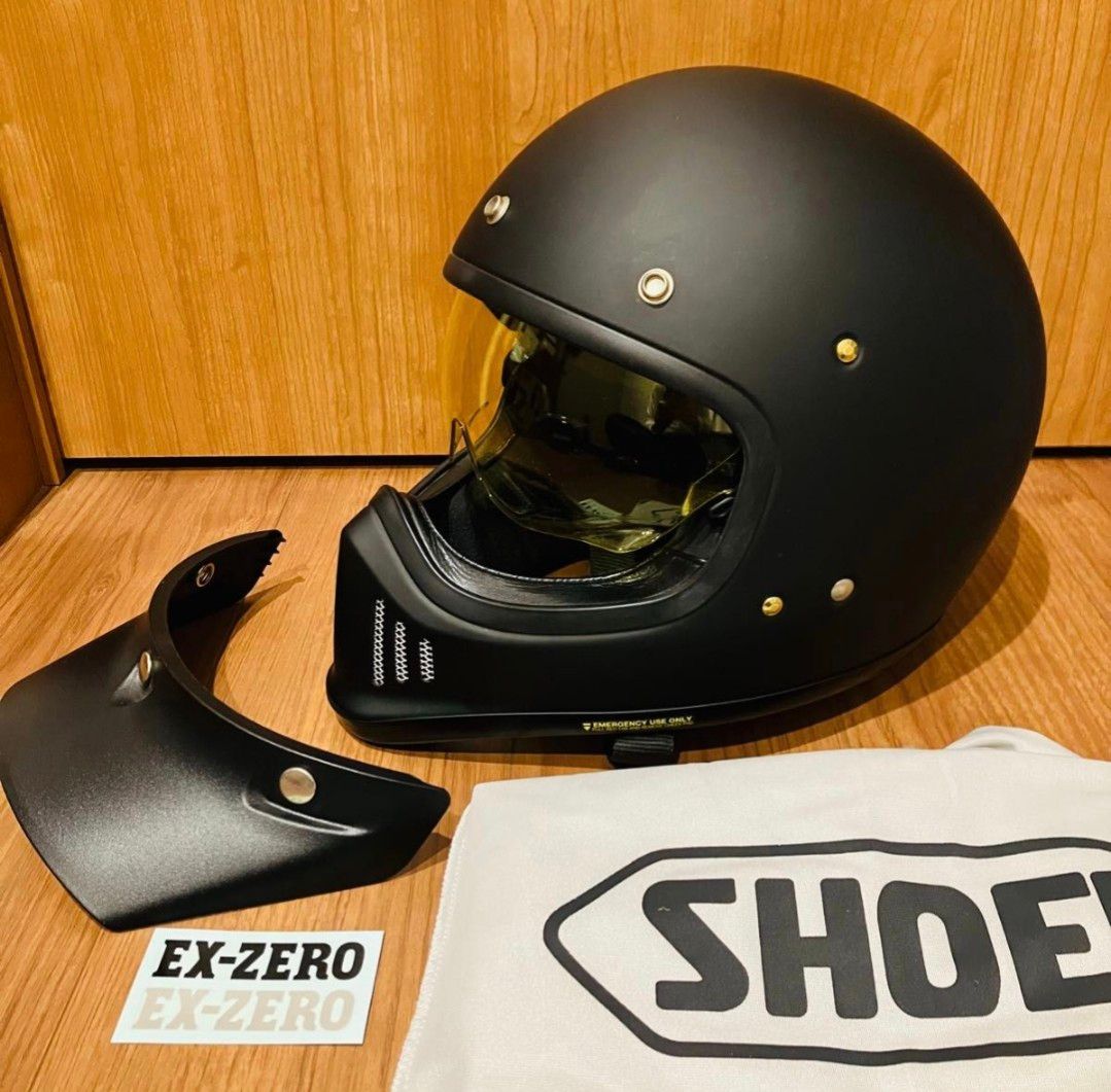 美品 SHOEI EX-ZERO XXL 純正イエローシールド＆純正バイザー｜Yahoo