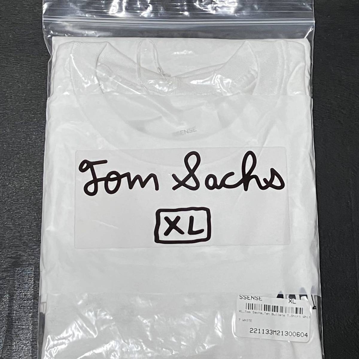 SIZE XL TOM SACHS WHITE TEE SHIRT 2021 トム サックス ホワイト T