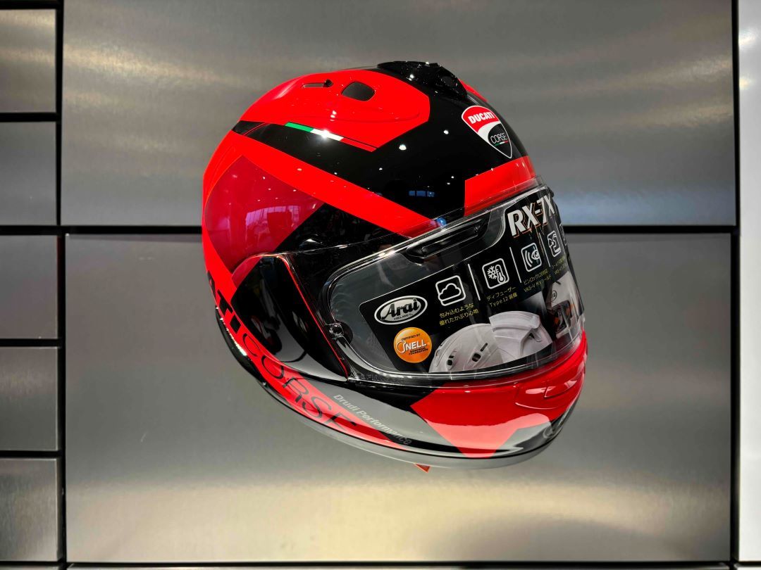送料無料 ドゥカティ 純正 Ducati Corse V6 ヘルメット XLサイズ Arai