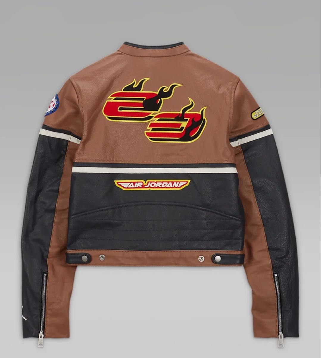新品 ジョーダン x トラヴィス スコット ウィメンズレザージャケット L