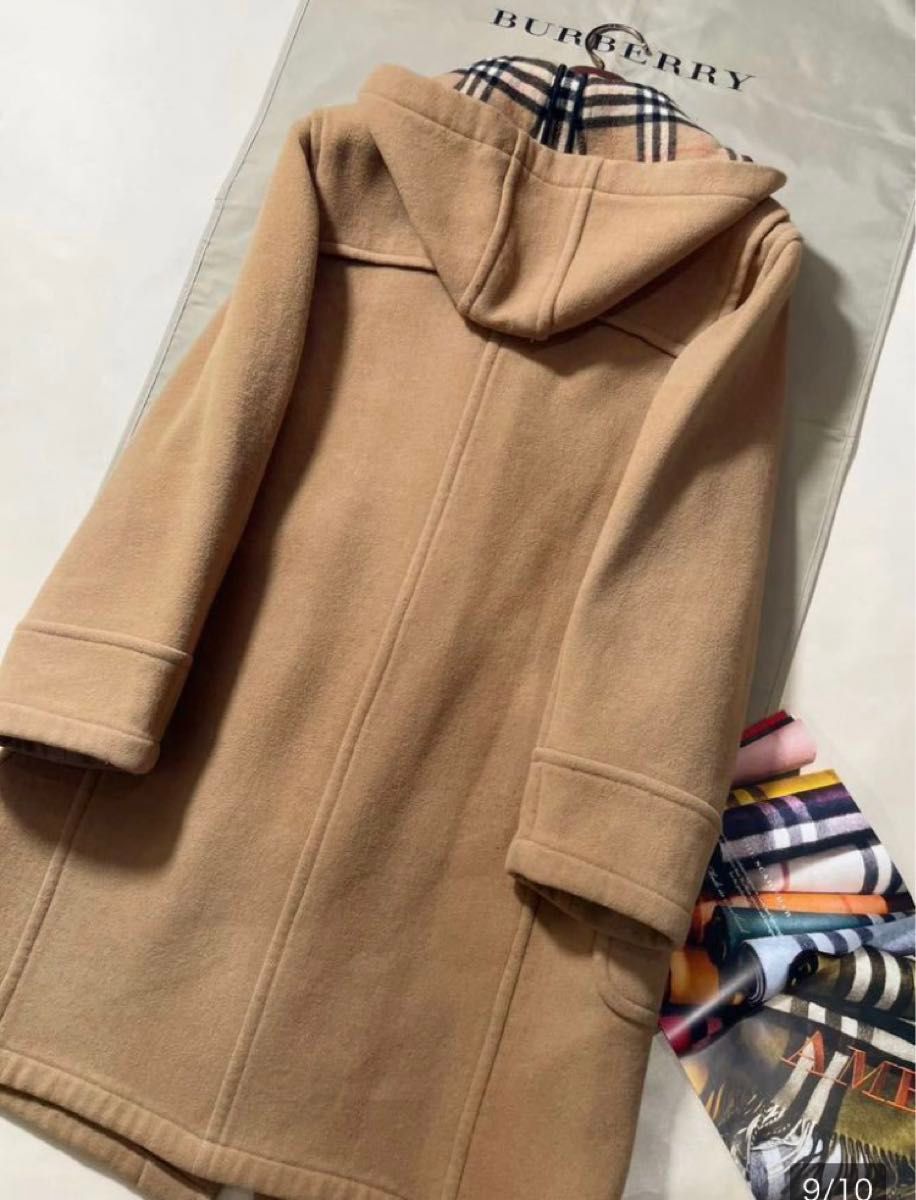 お目立ちノバチェック】定価14万 美品BURBERRY 高級ウールダッフル