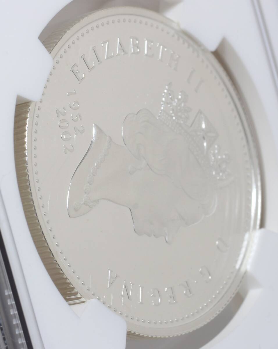 2002 ゴールデンジュビリー 馬上の女王 P50銀貨 NGC PF69UC 【公式通販】