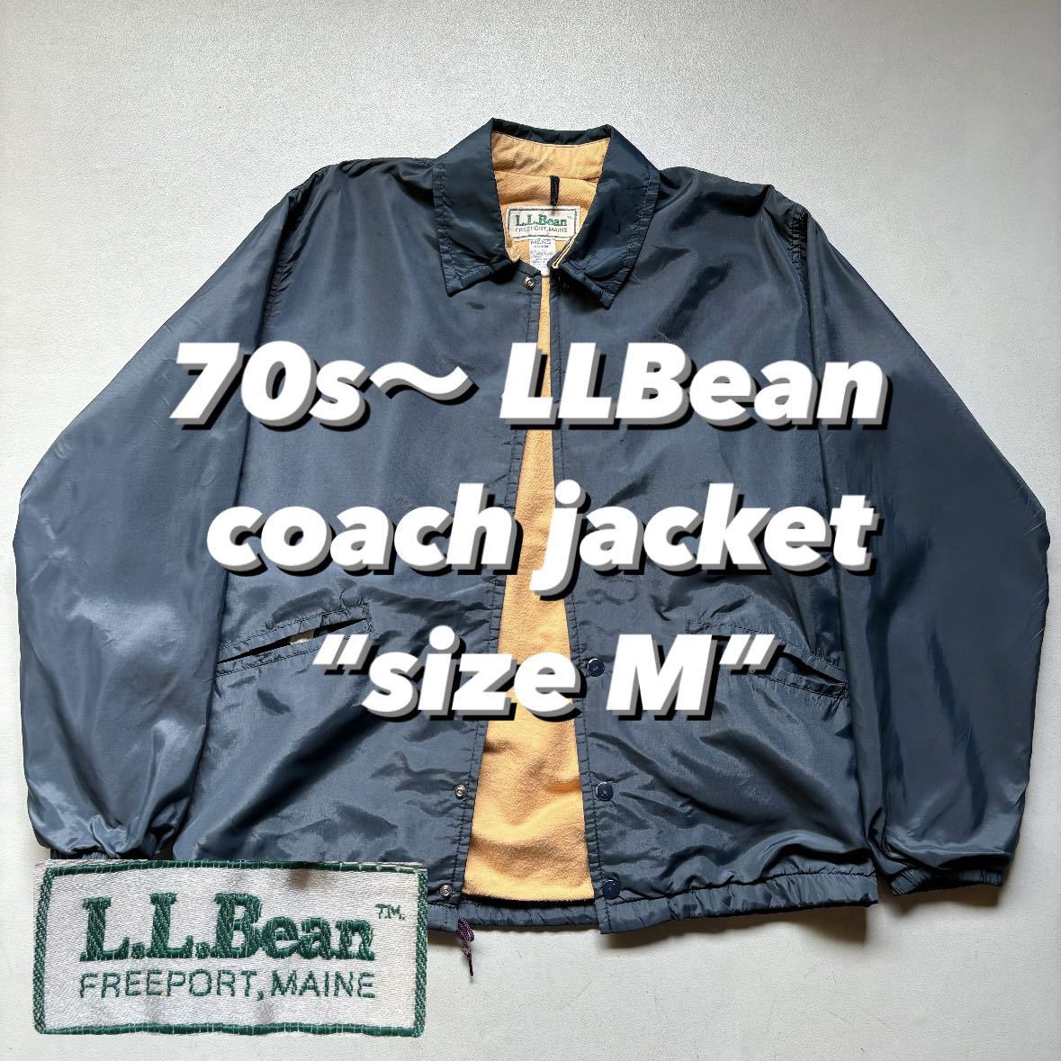 70s〜 LLBean coach jacket “size M” 70年代 エルエルビーン コーチ