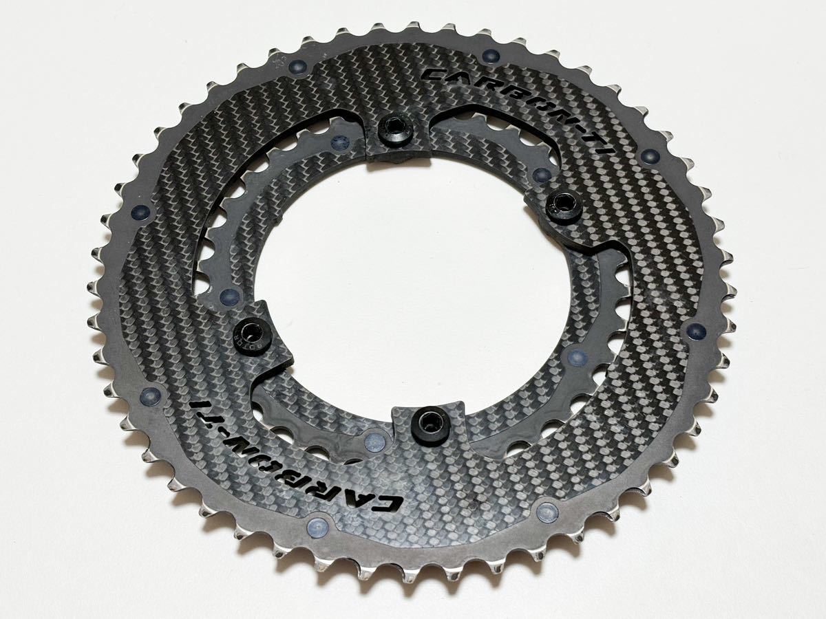 CARBON-TI X-CARBORING EVO 50-34T チェーンリング カーボン シマノ 4