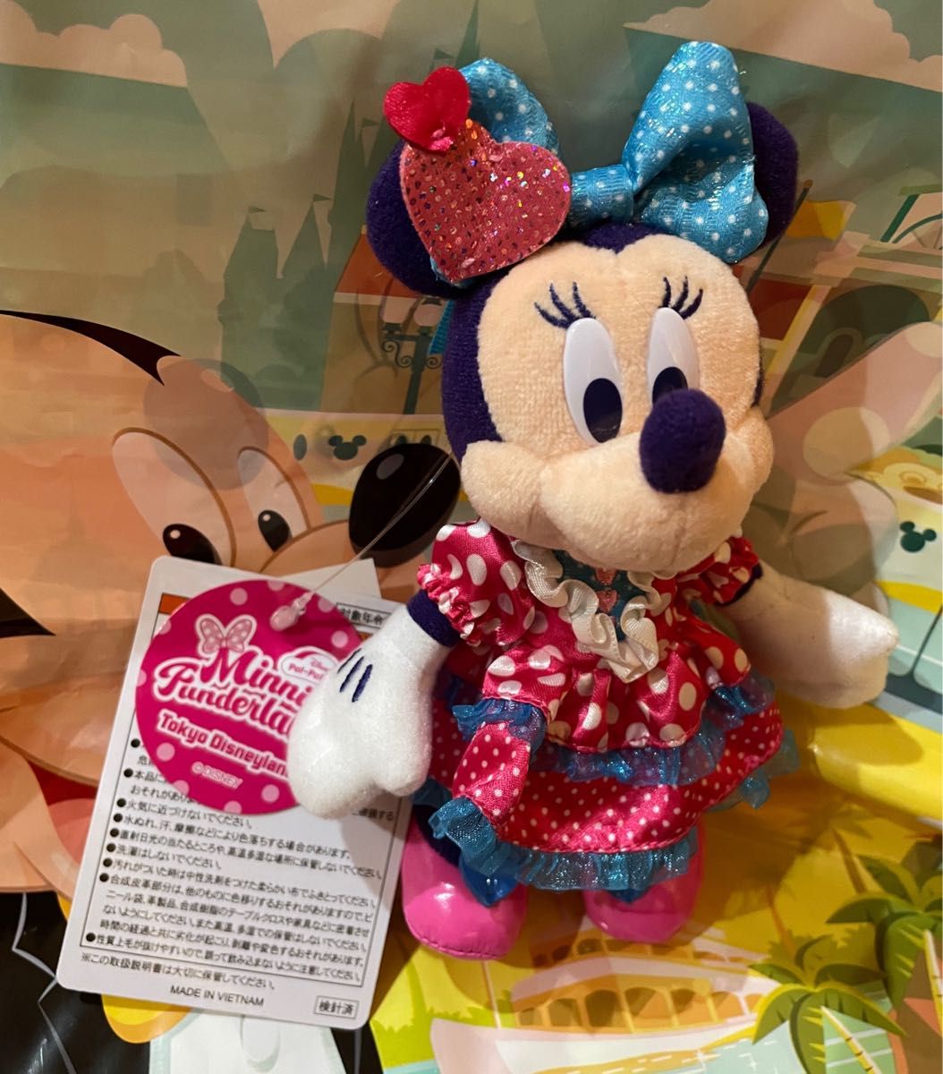 ミニー ぬいぐるみバッジ パルパルーザ ミニー ファンダーランド