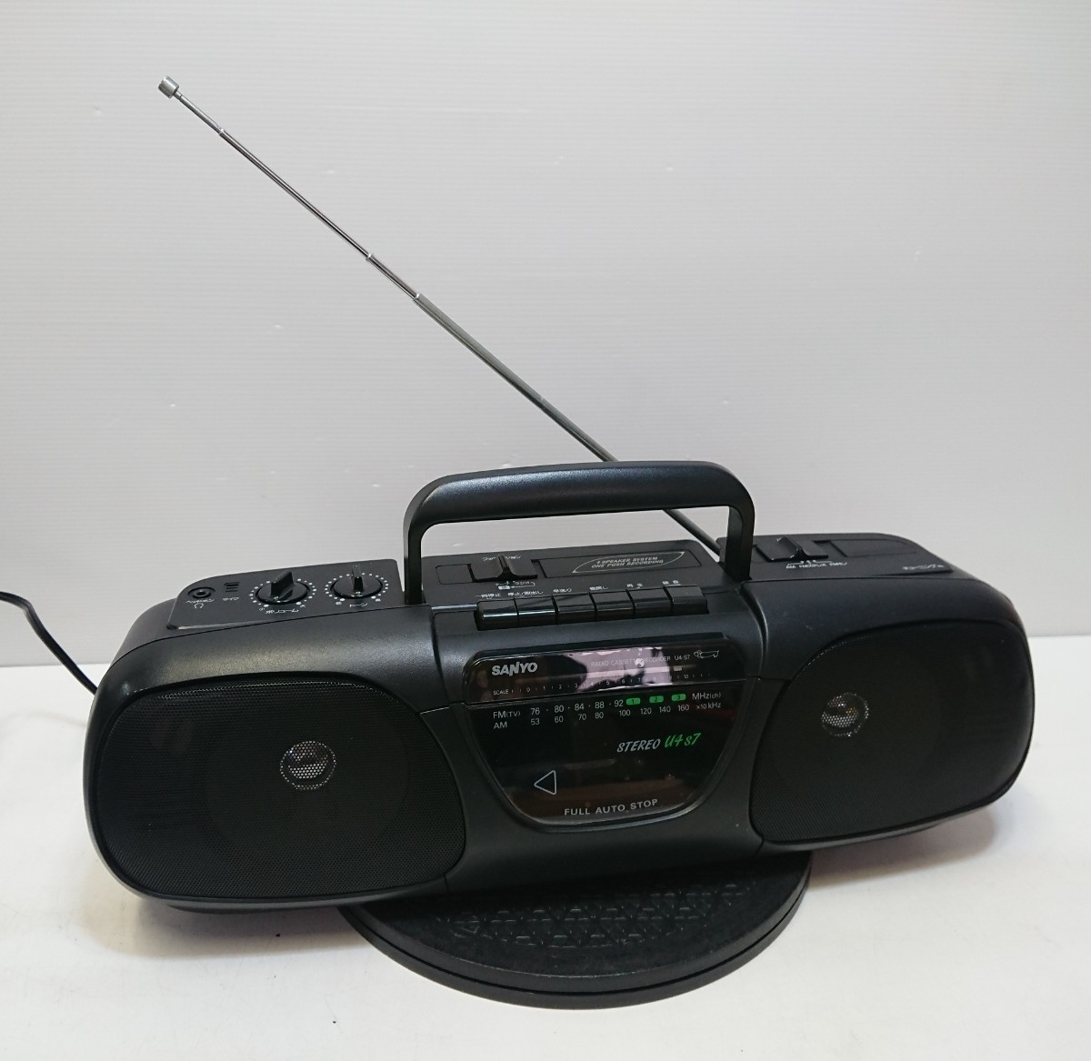 Yahoo!オークション - 管理1014 SANYO サンヨー ラジカセ U4-S7(K) 平