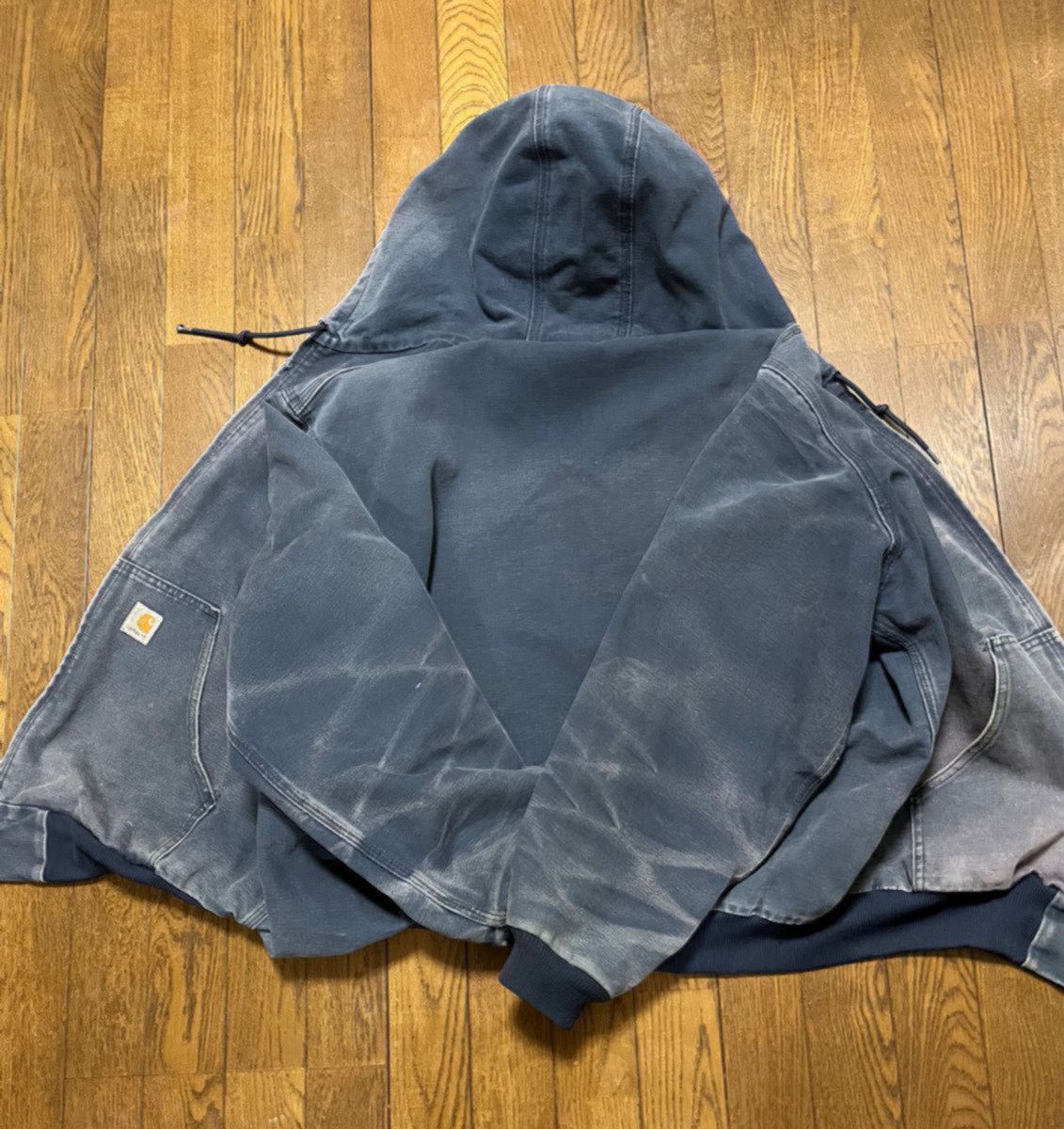 極上フェード ハチノス 企業刺繍 carhartt ダック アクティブ
