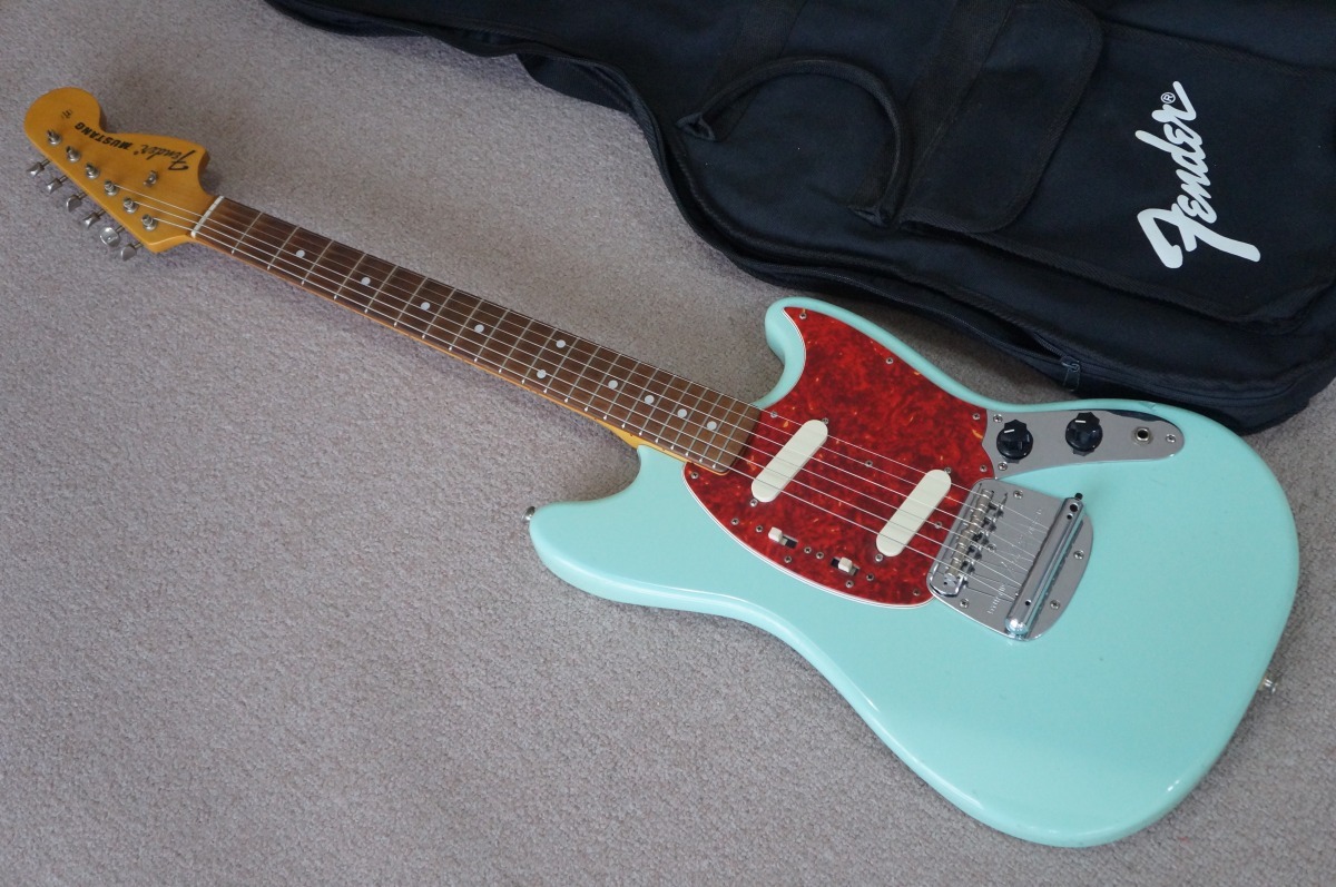 Yahoo!オークション - Fender Japan mustang MG69 Sonic Blue 1999 フ
