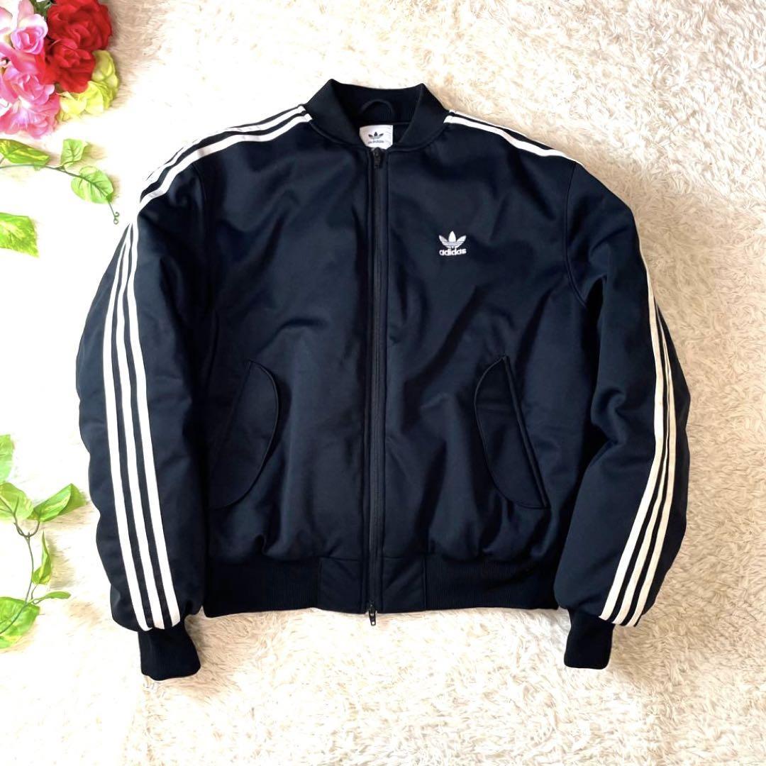 希少XLサイズ/adidas MA1 MA-1 PADDED JACKET/アディダス ボンバー
