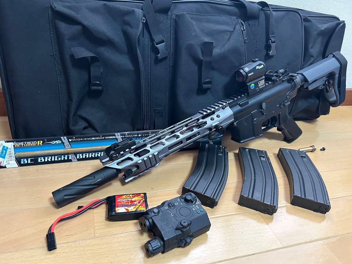 東京マルイ】次世代電動ガンM4A1カスタム 初速約96m/s フルセット