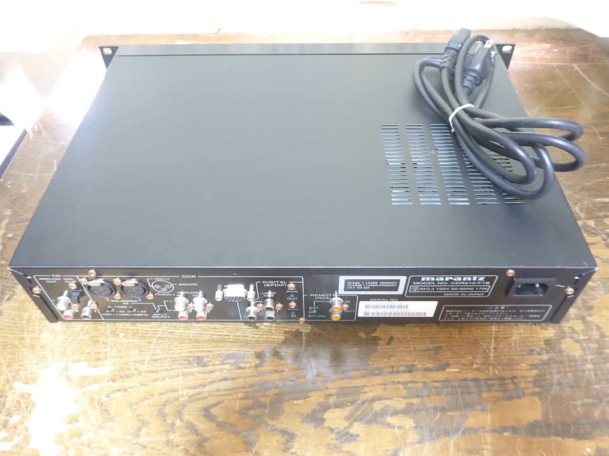 Yahoo!オークション - marantz CDR510 業務用CDレコーダー マランツ