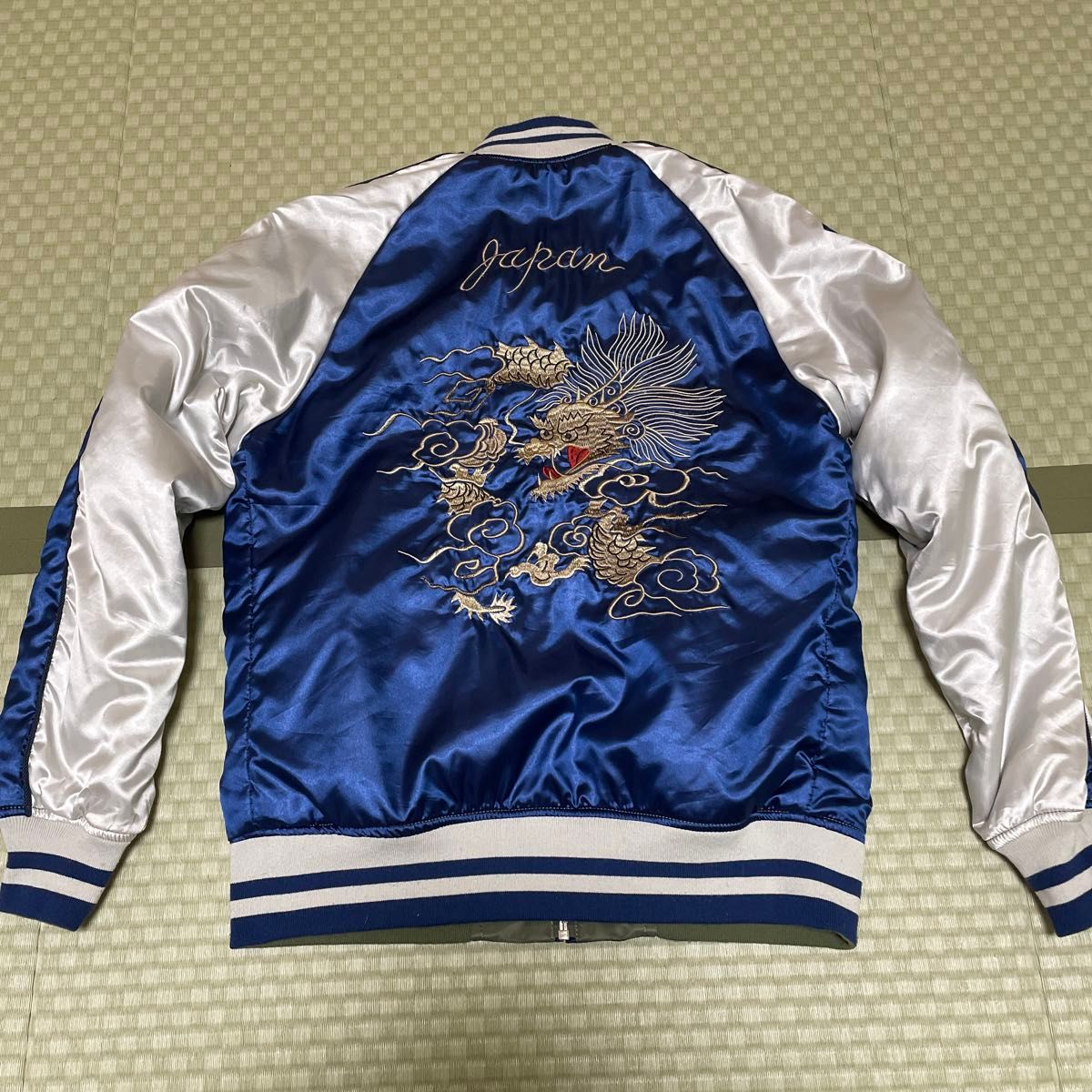 ALPHA INDUSTRIES ブルー MA-1 リバーシブル スカジャン｜Yahoo!フリマ