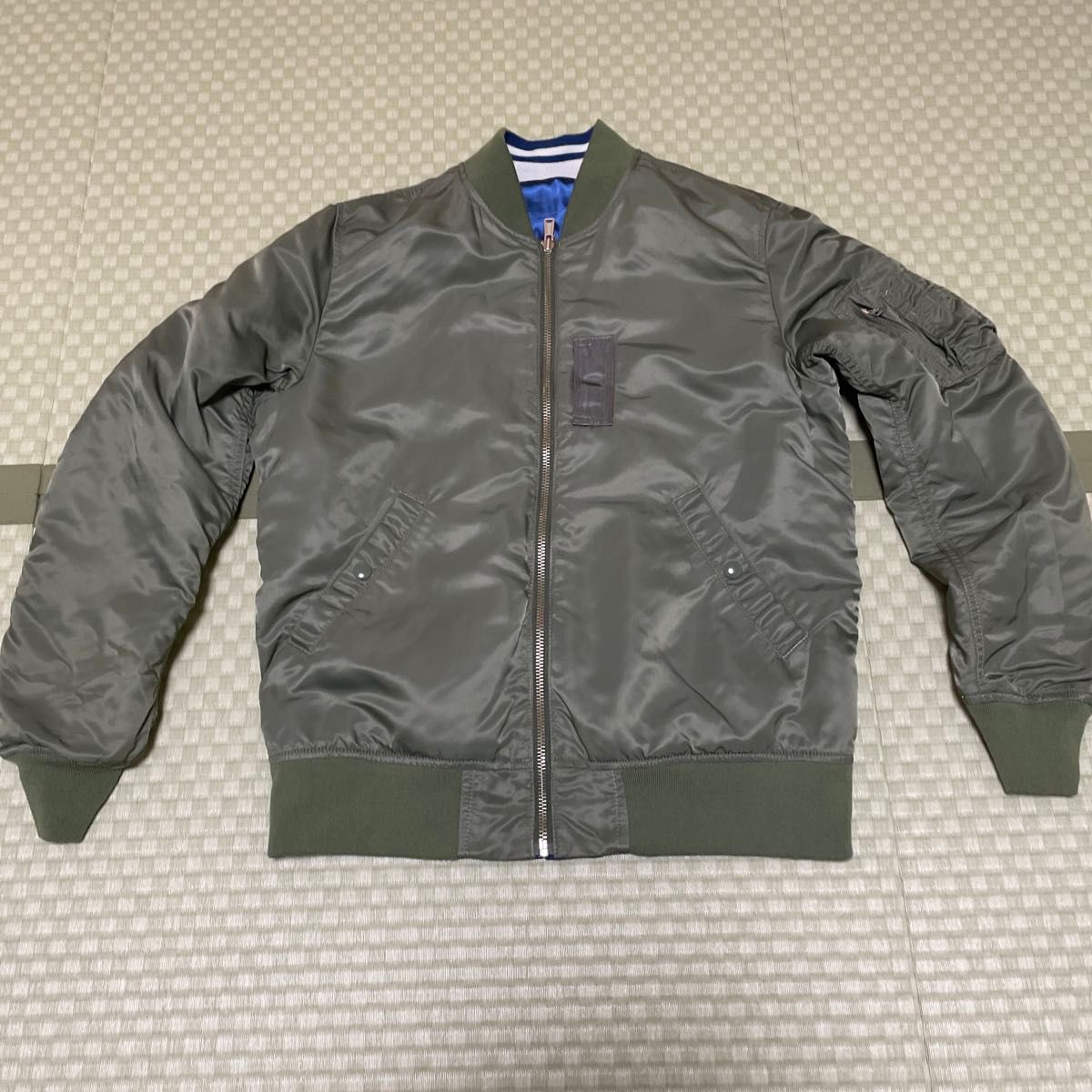 ALPHA INDUSTRIES ブルー MA-1 リバーシブル スカジャン｜Yahoo!フリマ