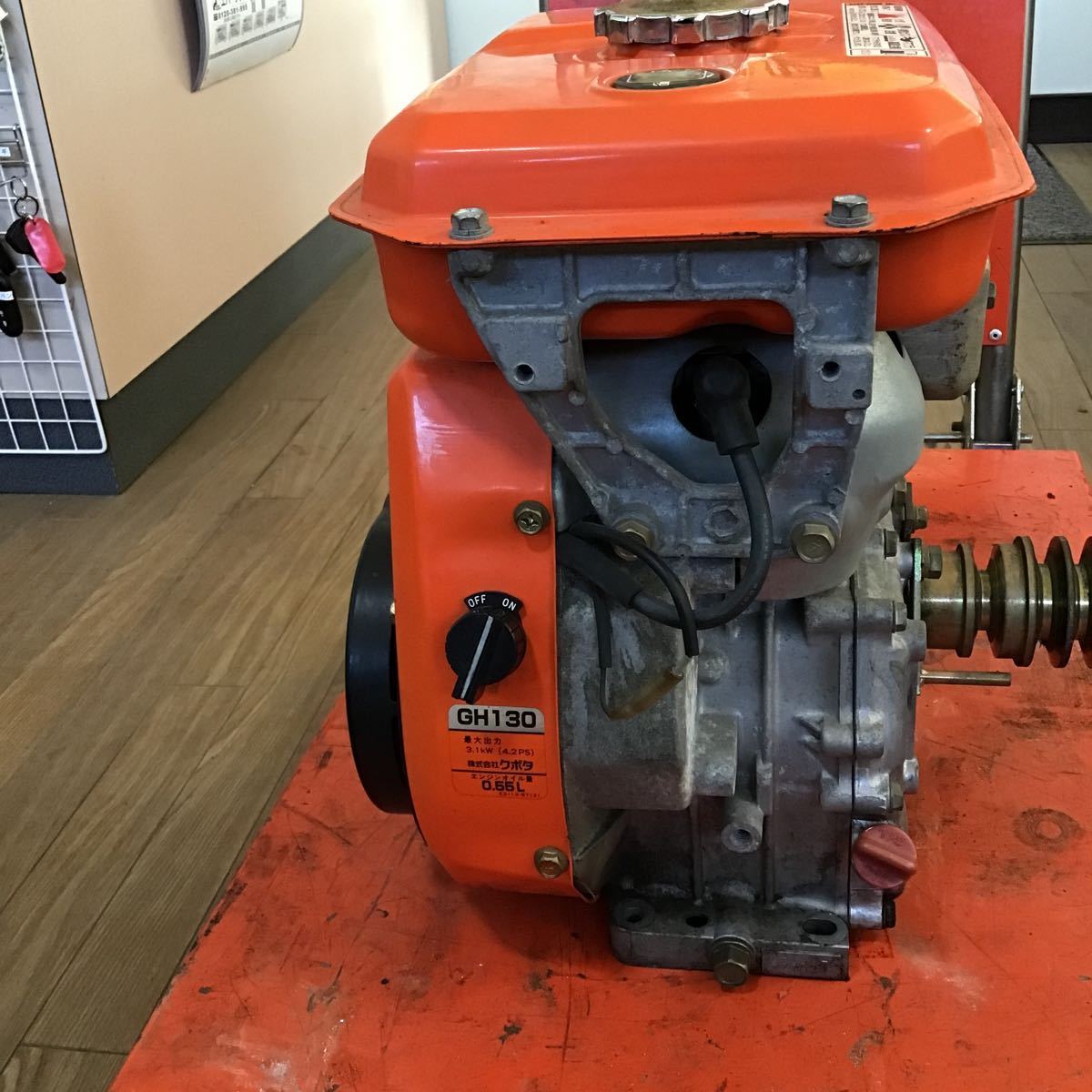 Yahoo!オークション - ガソリンエンジン クボタ KUBOTA OHV 中古 GH130