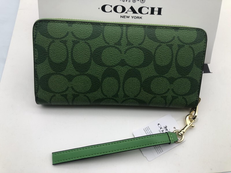 コーチ COACH 長財布 財布 シグネチャー ラウンドファスナー