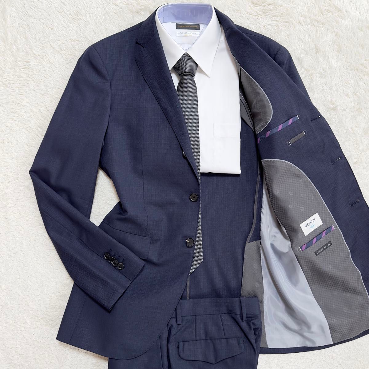 ORIHICA × REDA ネイビー セットアップ スーツ A5サイズ