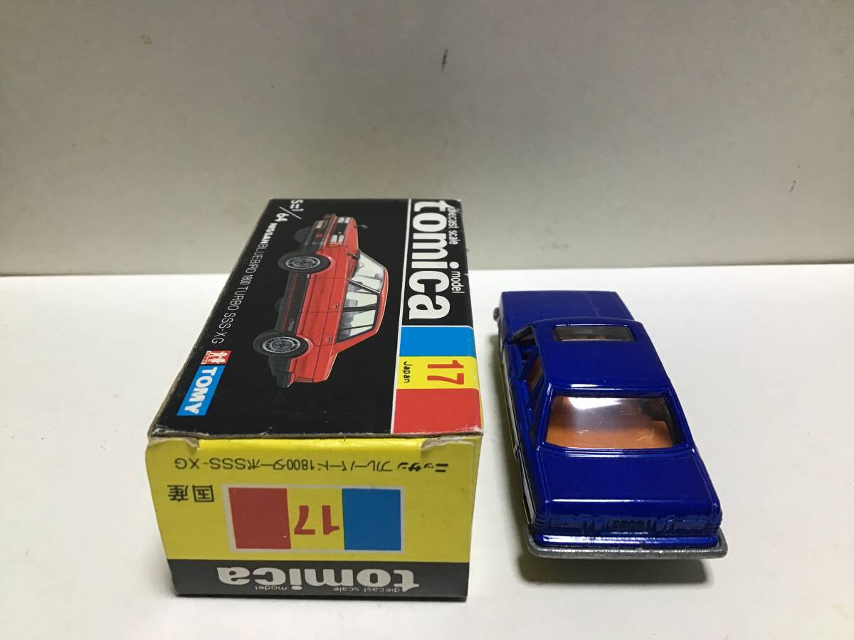 Yahoo!オークション - トミカ 黒箱 17 日産 ブルーバード 1800ターボ S