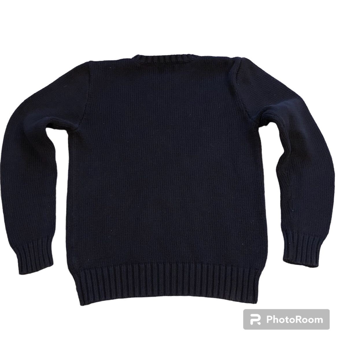 ポロ Ralph Lauren ラルフローレン 星条旗ニット ネイビー ニット