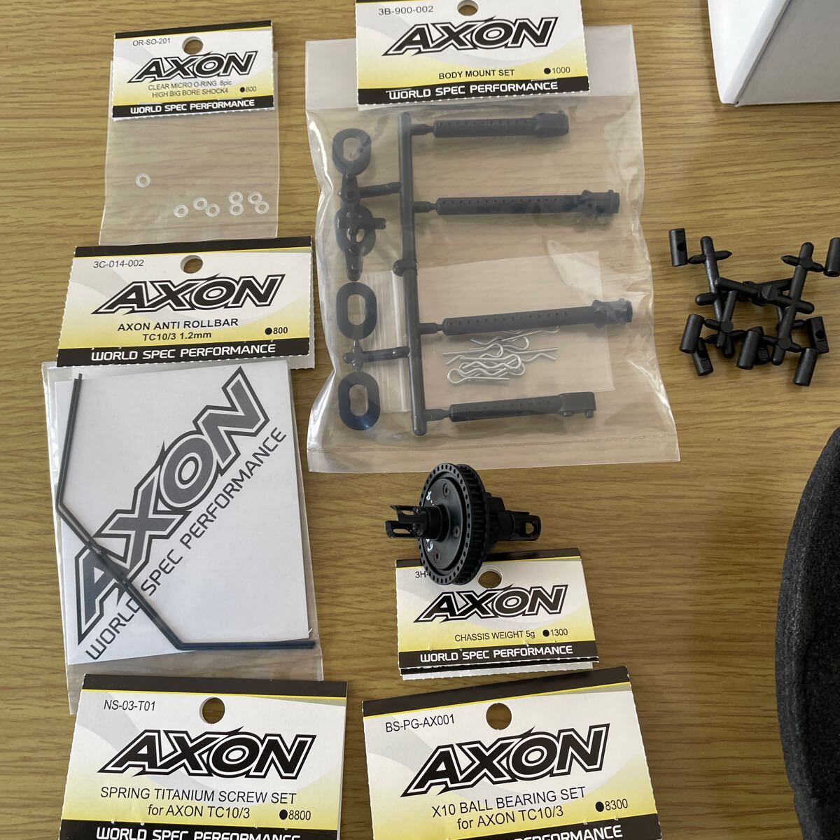 WEiRC Axon TC10/3 (4) 1.5mmアルミシャーシ+専用ビス 最高 の