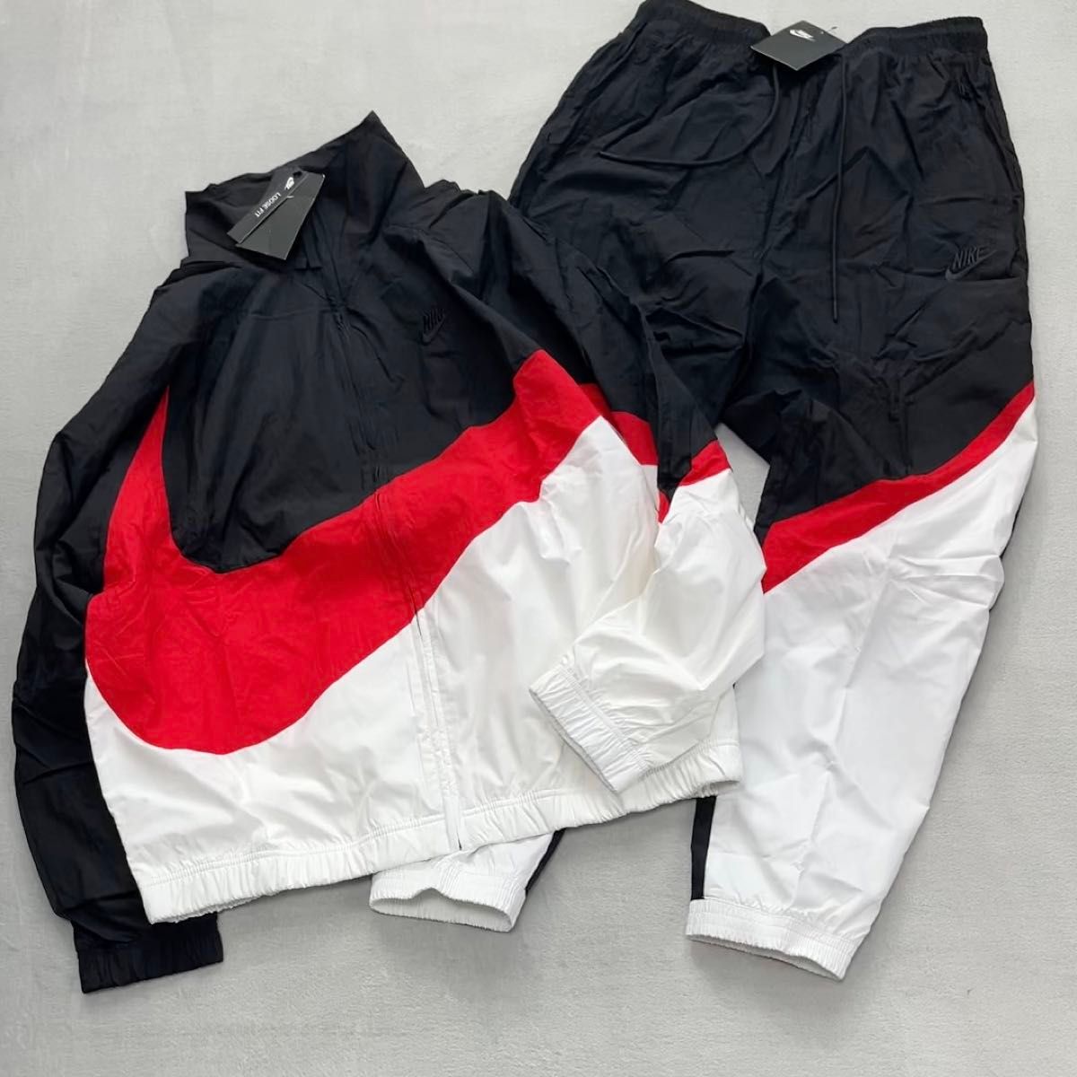 NIKE BIG SWOOSH セットアップ 上下セット ビッグスウッシュ ナイロン