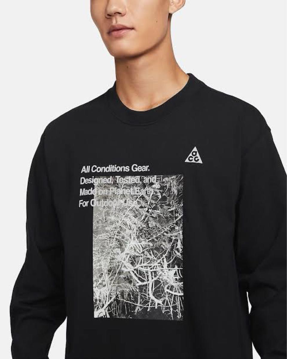 NIKE ACG FOREST L/S ナイキacg ロングスリーブ 長袖 ロンT ブラック