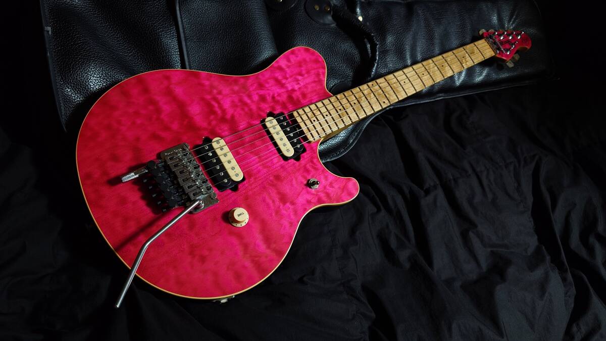 Yahoo!オークション - MUSICMAN EVH Signature 1992 USA Translusent P