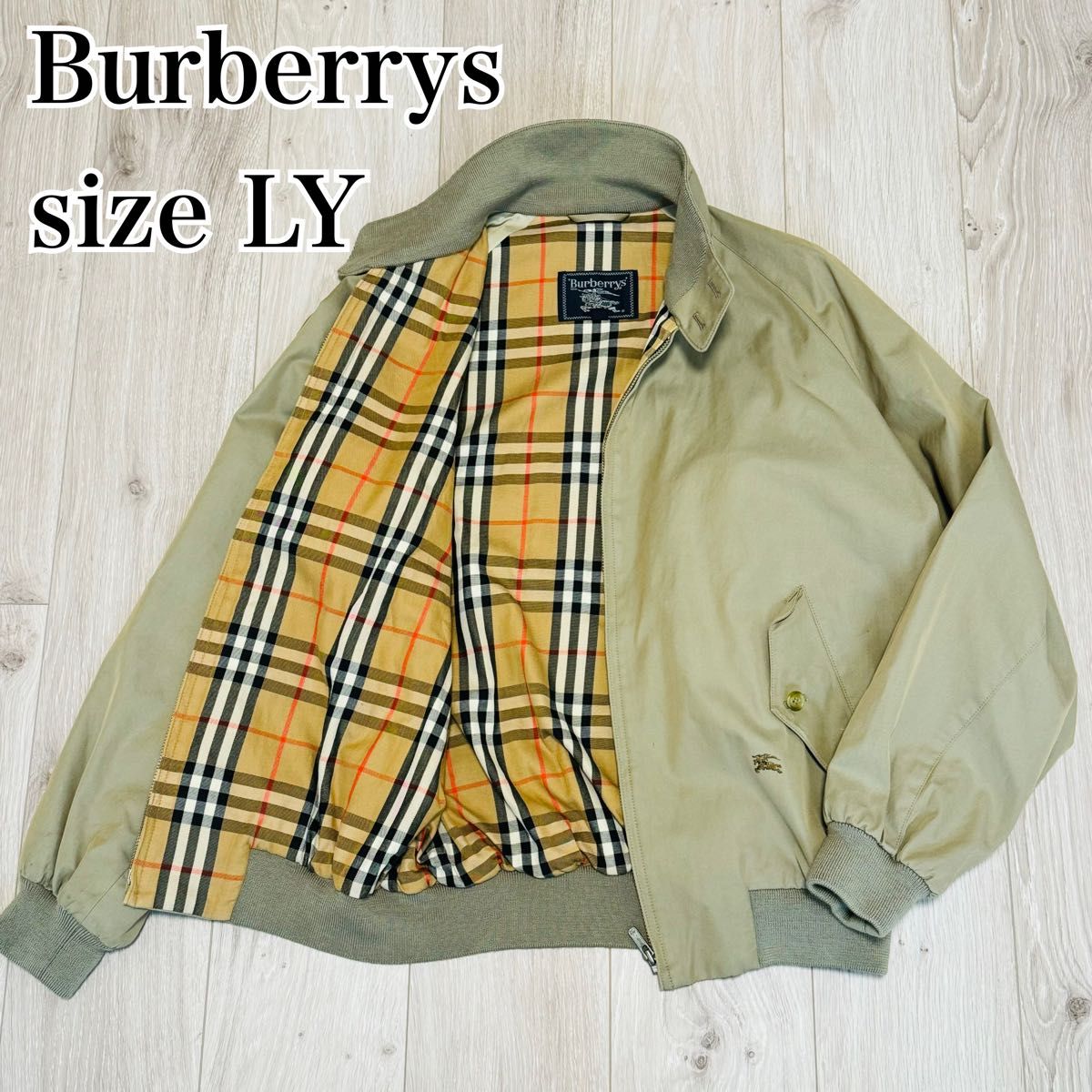 希少）】BURBERRYS バーバリー ノバチェック スイングトップ ブルゾン