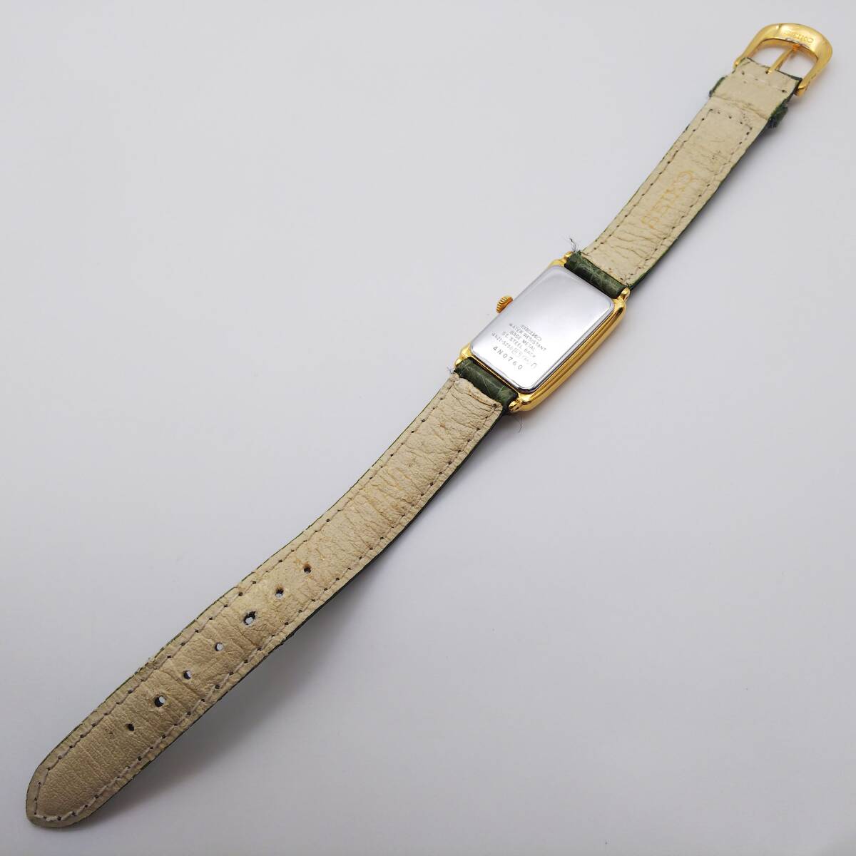 送料無料【電池交換済】 セイコー SEIKO ノイエ NOIE ゴールド 純正