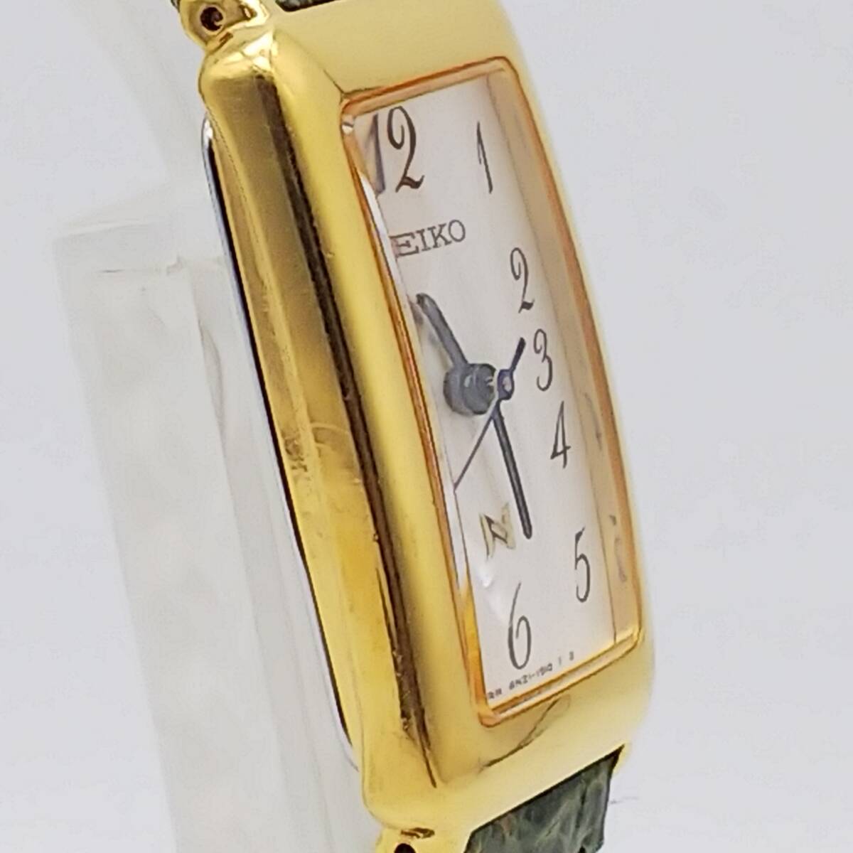 送料無料【電池交換済】 セイコー SEIKO ノイエ NOIE ゴールド 純正