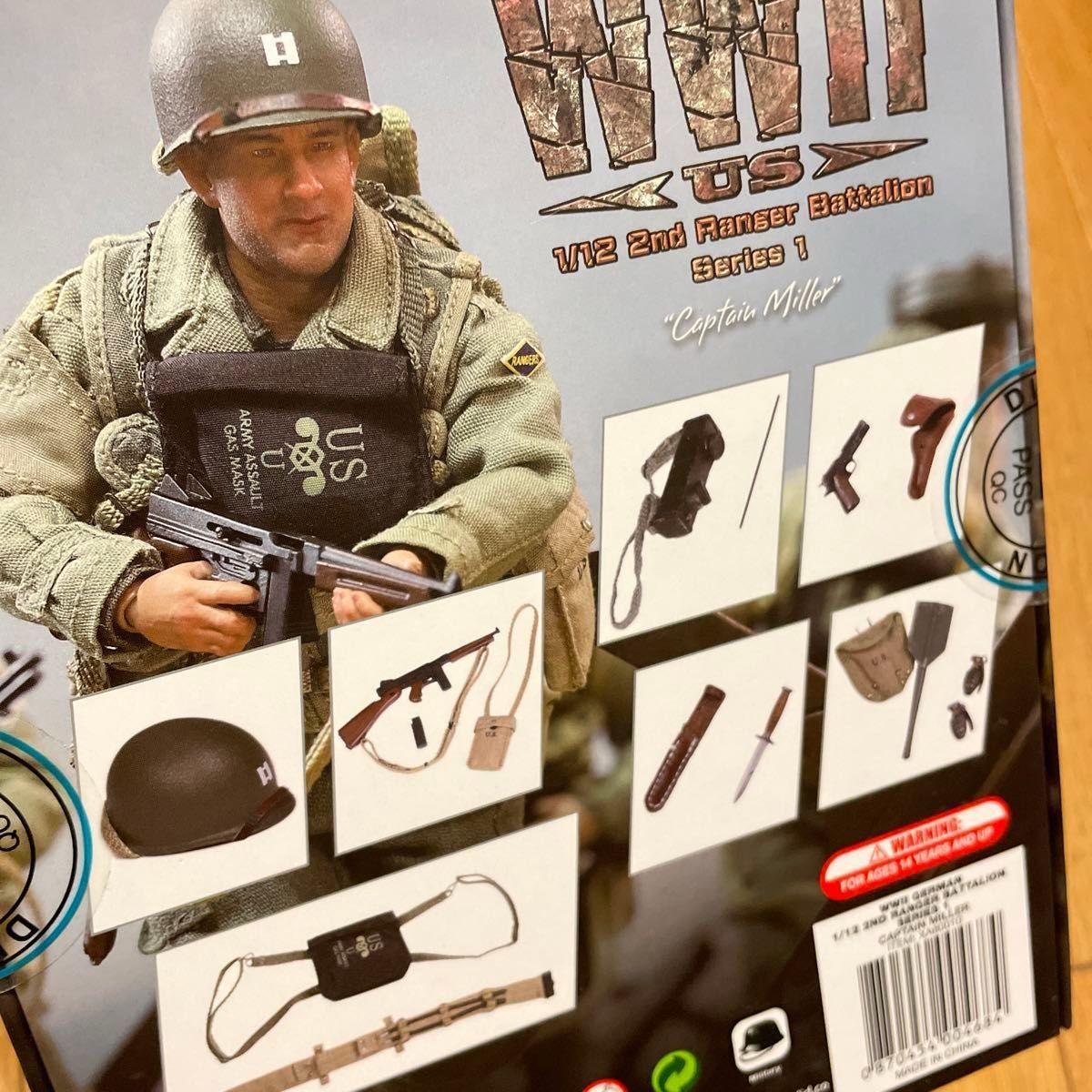DID US 2nd Ranger Battalion Series1 アメリカ陸軍 ミラー大尉 1/12