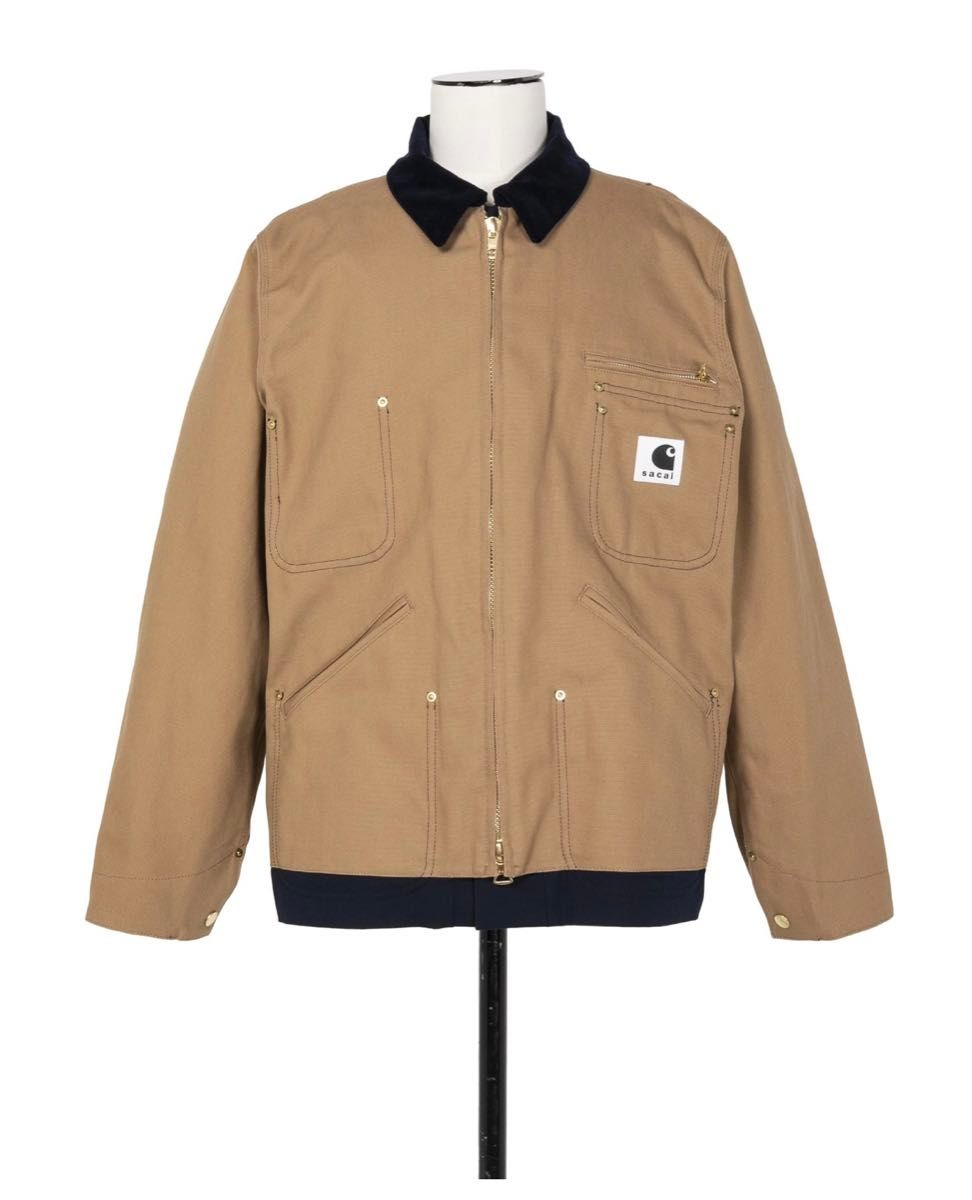Sacai Carhartt WIP Reversible Duck Jacket BEIGE×NAVY Size 2｜Yahoo