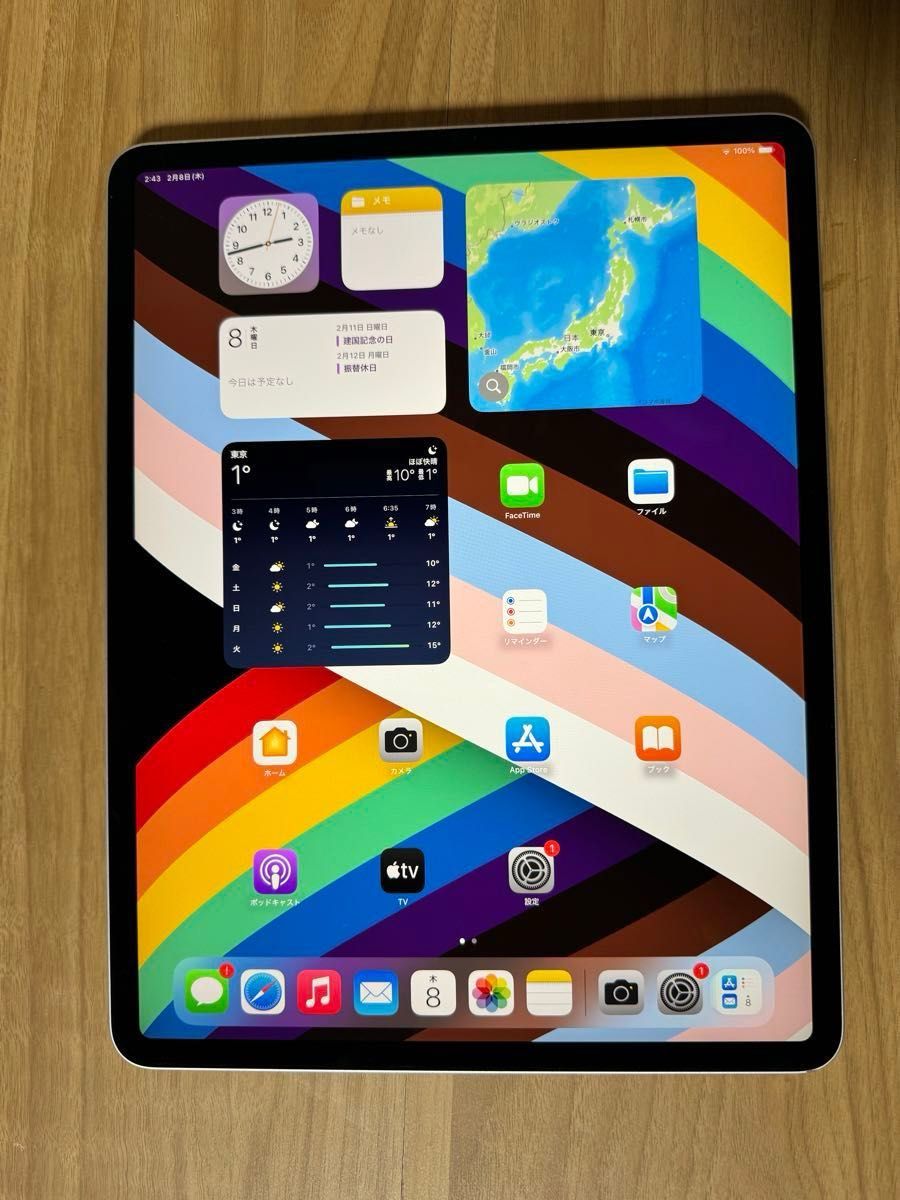 良品】iPad Pro 12 9インチ 第4世代 Wi-Fi 512GB シルバー MXAW2J/A